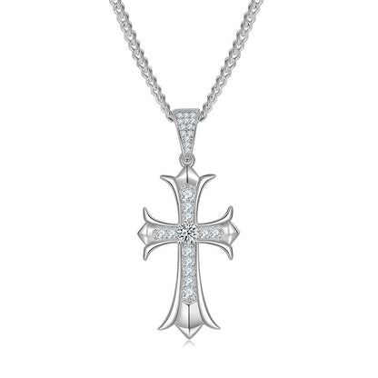 Aurantia™ Celestia [J003B] Vintage Cross Necklace