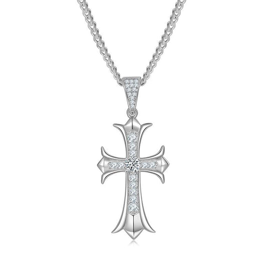 Aurantia™ Celestia [J003B] Vintage Cross Necklace