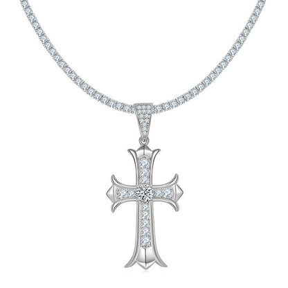 Aurantia™ Celestia [J003B] Vintage Cross Necklace