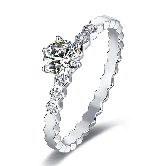 Aurantia™ My Forever [M14B] – Honeycomb Design Ring