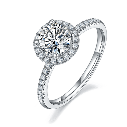 Aurantia™ Dream Come True [M16F] – Double-Band Round Bezel Ring