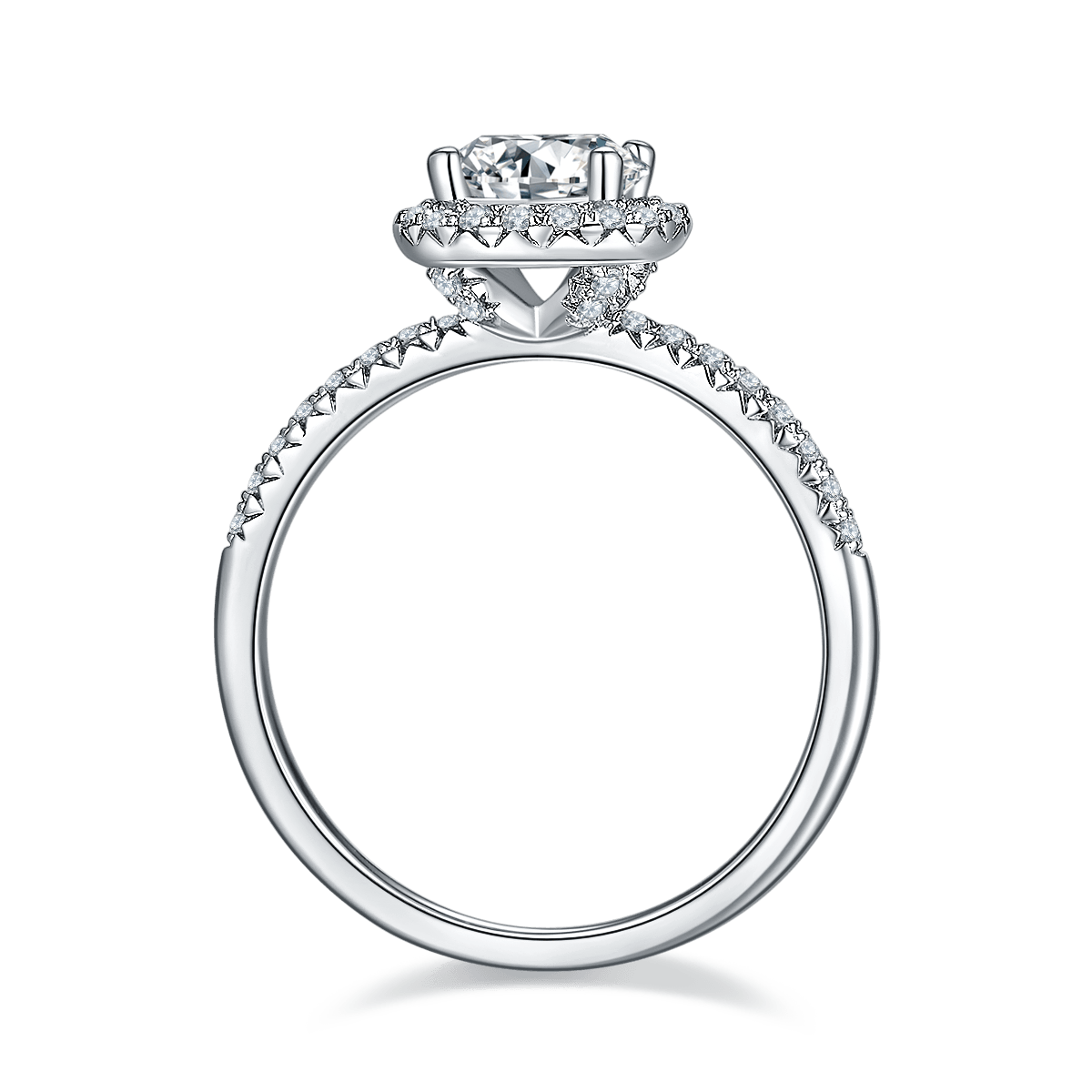 Aurantia™ Dream Come True [M16F] – Double-Band Round Bezel Ring