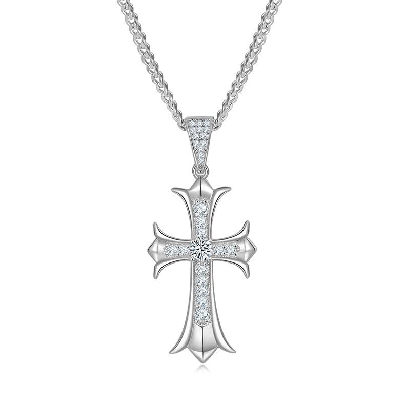 Aurantia™ Celestia [J003B] Vintage Cross Necklace