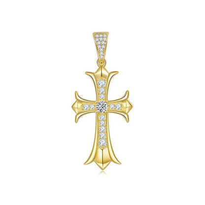 Aurantia™ Celestia [J003B] Vintage Cross Necklace